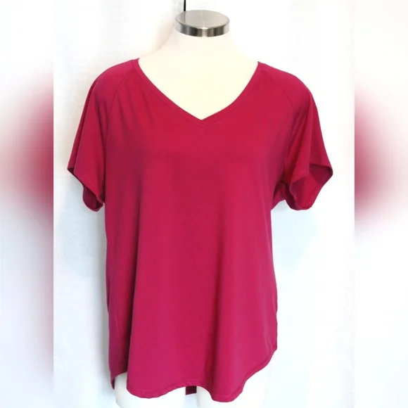 Womens Workout Top Pink (XL) - Picture 1 of 4